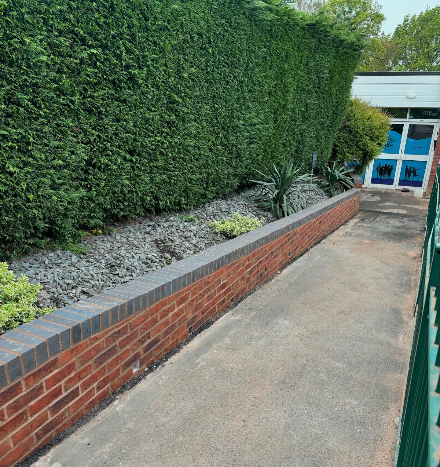 Custom garden wall